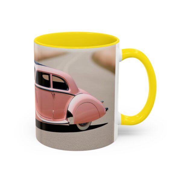 Vintage Pink Car Coffee Mug | Retro Auto Lover Gift, Steampunk Mug, Cute Car Decor, Car Enthusiast Present, Pink Vintage Decor - Image 57