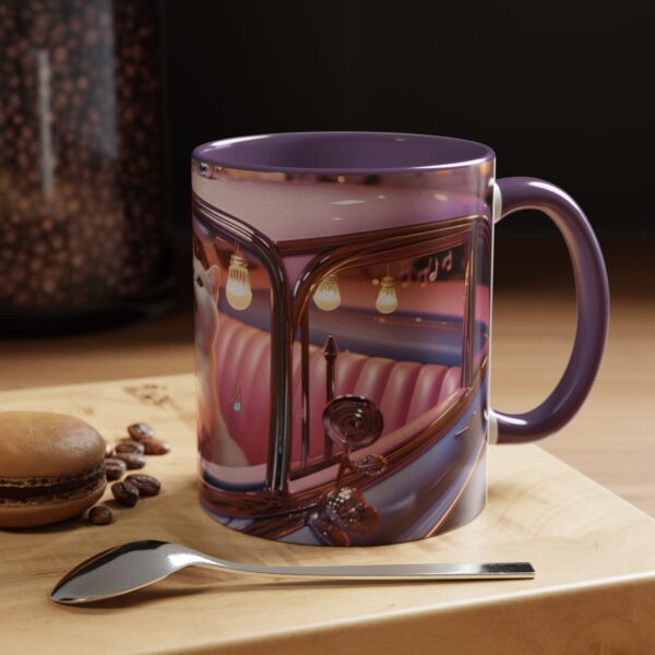 Whimsical Cat Coffee Mug | Cute Pet Lover Gift, Cat Lover Mug, Retro Style, Animal Lover Gift, Fun Kitchen Decor - Image 49