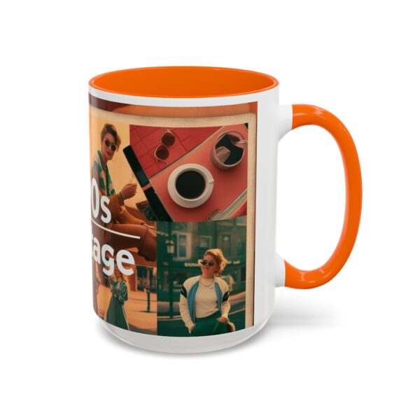 1990s Vintage Accent Coffee Mug - Retro Vibe, Perfect Gift for Nostalgia Lovers, Ideal for Home or Office, Trendy Mug - Image 58