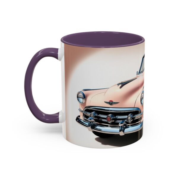 Vintage Car Accent Coffee Mug, Retro Automobile Gift, Classic Car Lover Mug, Unique Office Mug, 15oz Drinking Cup - Image 47