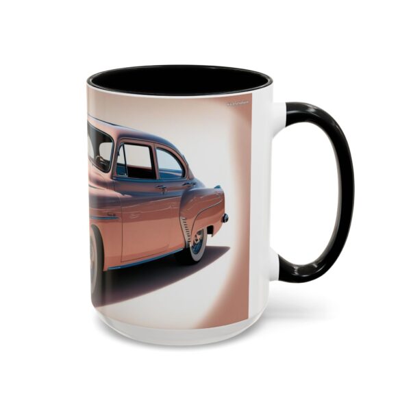 Vintage Car Accent Coffee Mug, Retro Automobile Gift, Classic Car Lover Mug, Unique Office Mug, 15oz Drinking Cup - Image 18