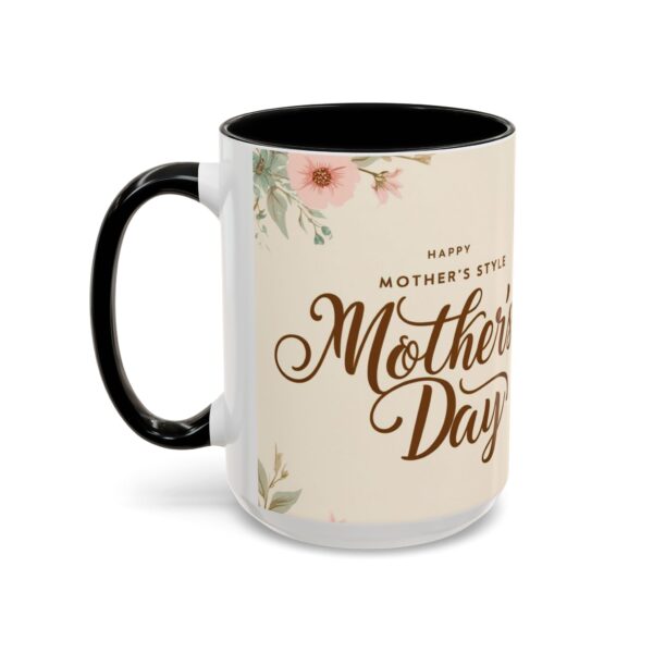 Vintage Floral Mother's Day Coffee Mug, Perfect Gift for Mom, Cute Mama and Baby Design, 11oz and 15oz Options, Mother's Day Gift, Coffee - Image 22