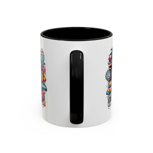 Retro 90's Accent Coffee Mug | Vintage Style, Perfect Gift for Nostalgia Lovers, Ideal for Home & Office, Daily Use - Image 5