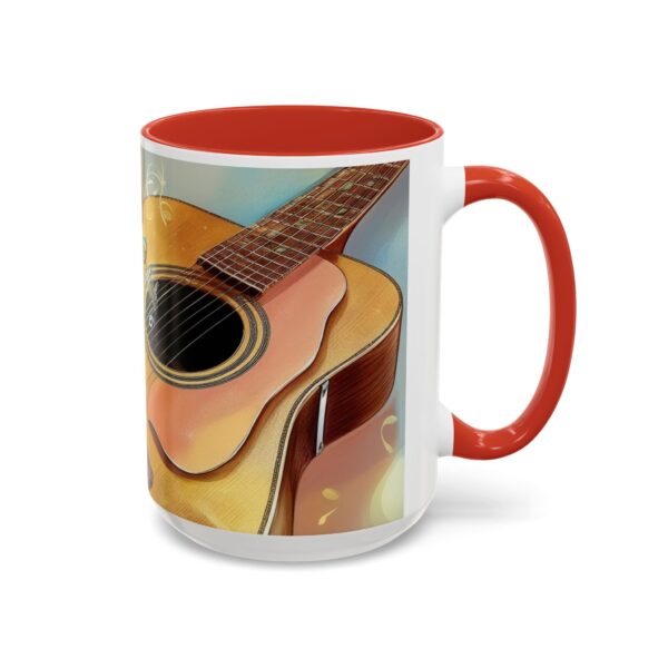 Musical Guitar Accent Coffee Mug - Perfect Gift for Music Lovers, Art Decor, Coffee Fans, Birthday Gift, Home & Kitchen - Image 20