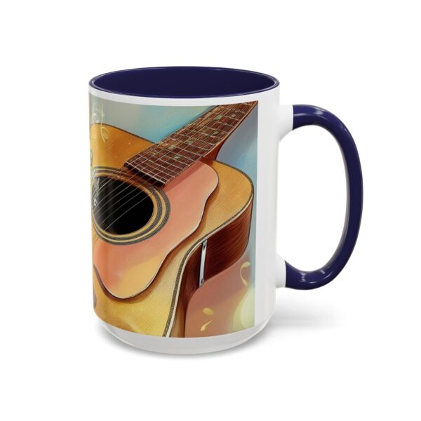 Musical Guitar Accent Coffee Mug - Perfect Gift for Music Lovers, Art Decor, Coffee Fans, Birthday Gift, Home & Kitchen - Image 12