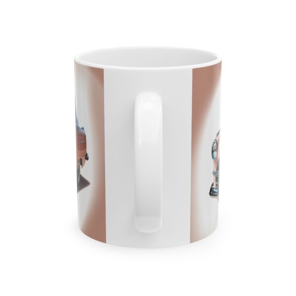 Vintage Car Ceramic Mug | Classic Car Lover Gift | Coffee Tea Cup | Retro Design | 11oz 15oz - Image 3