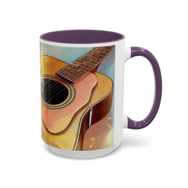 Musical Guitar Accent Coffee Mug - Perfect Gift for Music Lovers, Art Decor, Coffee Fans, Birthday Gift, Home & Kitchen - Image 52