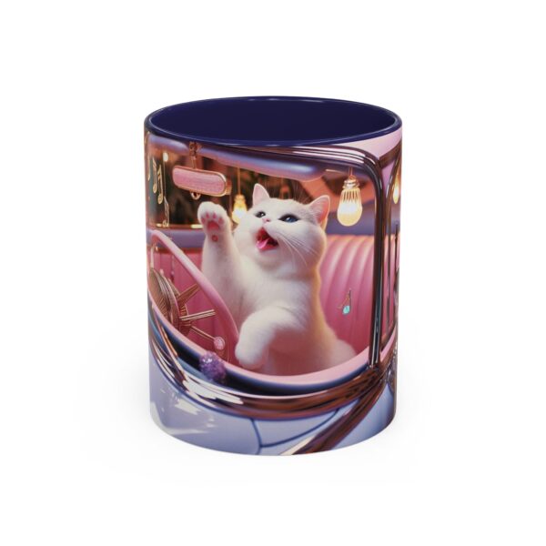 Whimsical Cat Coffee Mug - Fun Cat Lover Gift, Unique Ceramic Cup, Pet-Themed Drinkware, Colorful Cat Design, Cute Animal Mug - Image 10