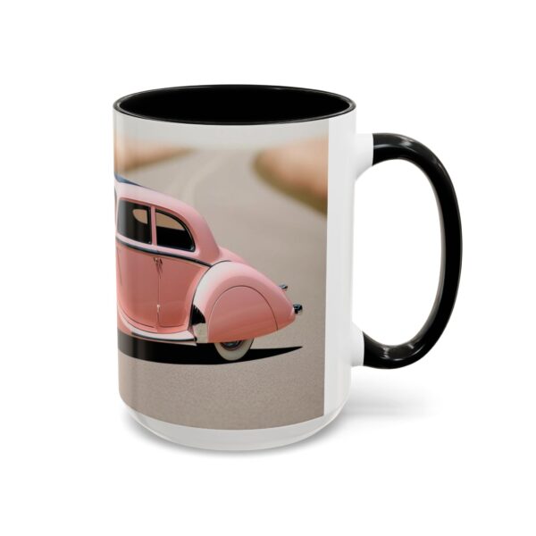 Vintage Pink Car Coffee Mug | Retro Auto Lover Gift, Steampunk Mug, Cute Car Decor, Car Enthusiast Present, Pink Vintage Decor - Image 22