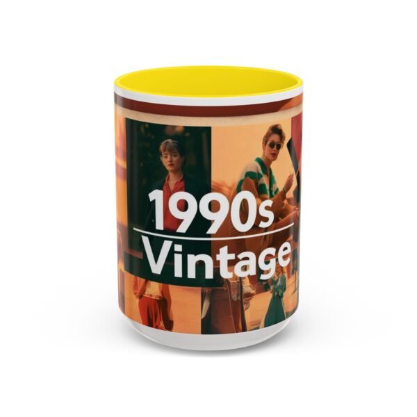 1990s Vintage Accent Coffee Mug - Retro Vibe, Perfect Gift for Nostalgia Lovers, Ideal for Home or Office, Trendy Mug - Image 65