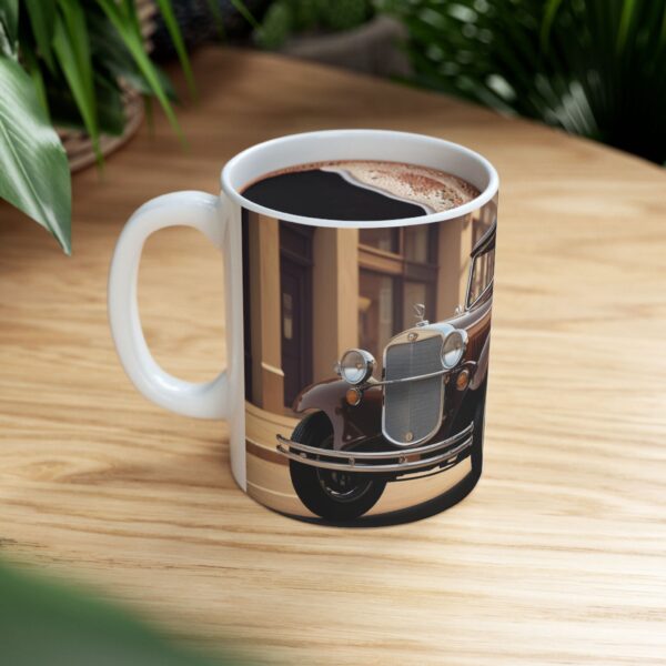Vintage Car Ceramic Mug | Car Lover Gift, Coffee Cup, Nostalgic Mug, Unique Kitchen Decor, Retro Car Lover Present - Image 8