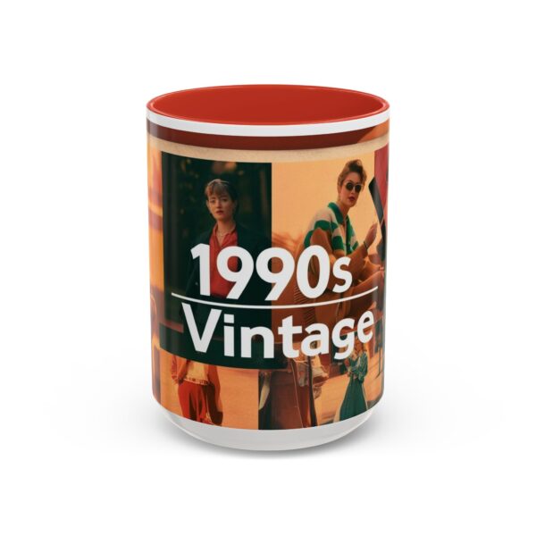 1990s Vintage Accent Coffee Mug - Retro Vibe, Perfect Gift for Nostalgia Lovers, Ideal for Home or Office, Trendy Mug - Image 31