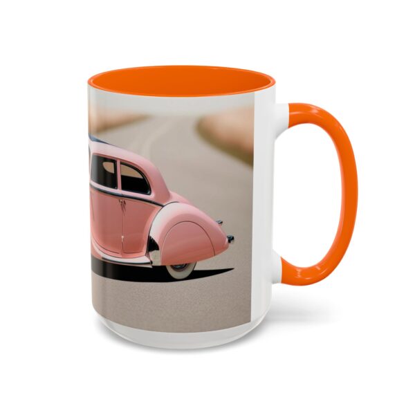 Vintage Pink Car Coffee Mug | Retro Auto Lover Gift, Steampunk Mug, Cute Car Decor, Car Enthusiast Present, Pink Vintage Decor - Image 61