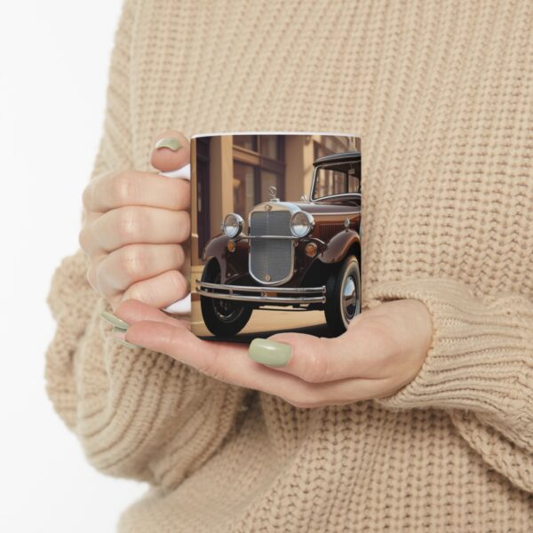 Vintage Car Ceramic Mug | Car Lover Gift, Coffee Cup, Nostalgic Mug, Unique Kitchen Decor, Retro Car Lover Present - Image 10