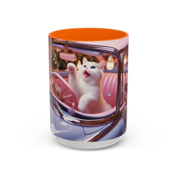 Whimsical Cat Coffee Mug - Fun Cat Lover Gift, Unique Ceramic Cup, Pet-Themed Drinkware, Colorful Cat Design, Cute Animal Mug - Image 57