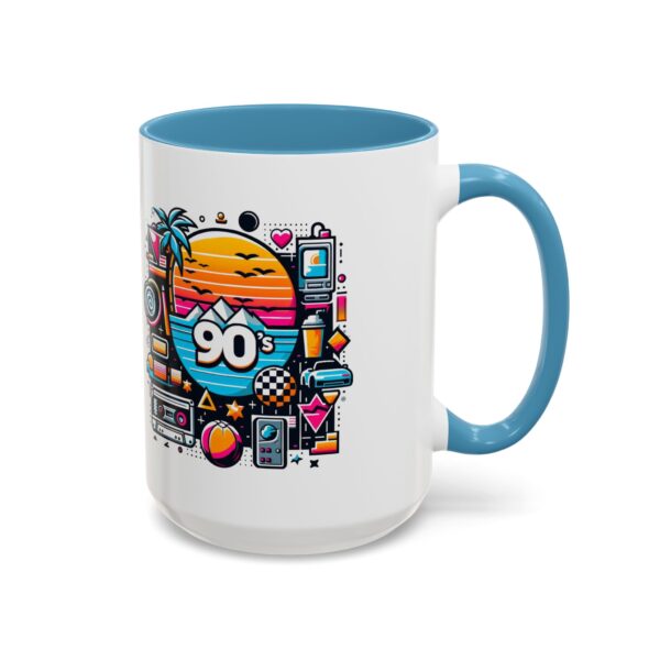 Retro 90's Accent Coffee Mug | Vintage Style, Perfect Gift for Nostalgia Lovers, Ideal for Home & Office, Daily Use - Image 48
