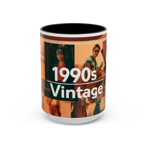 1990s Vintage Accent Coffee Mug - Retro Vibe, Perfect Gift for Nostalgia Lovers, Ideal for Home or Office, Trendy Mug - Image 19