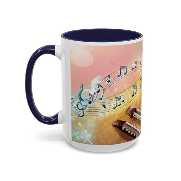 Musical Guitar Accent Coffee Mug - Perfect Gift for Music Lovers, Art Decor, Coffee Fans, Birthday Gift, Home & Kitchen - Image 13
