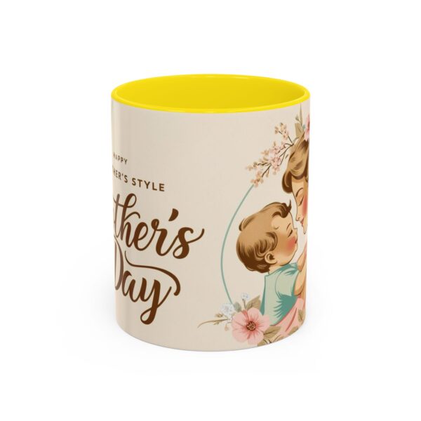 Vintage Floral Mother's Day Coffee Mug, Perfect Gift for Mom, Cute Mama and Baby Design, 11oz and 15oz Options, Mother's Day Gift, Coffee - Image 54