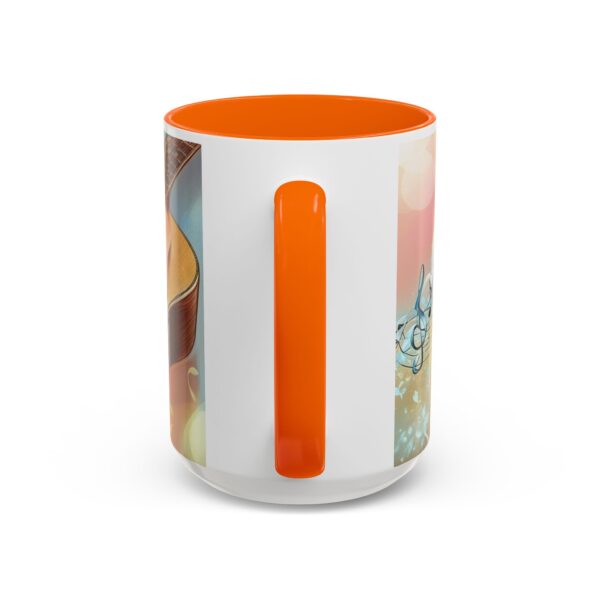 Musical Guitar Accent Coffee Mug - Perfect Gift for Music Lovers, Art Decor, Coffee Fans, Birthday Gift, Home & Kitchen - Image 50