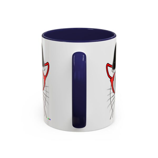 Cool Cat Accent Coffee Mug, Fun Cat Lover Gift, Unique Cat Art Mug, Coffee Lover Gift, Pet Owner Accessory, Quirky Home Decor - Image 13