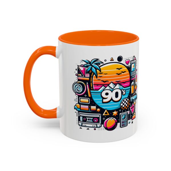 Retro 90's Accent Coffee Mug | Vintage Style, Perfect Gift for Nostalgia Lovers, Ideal for Home & Office, Daily Use - Image 53