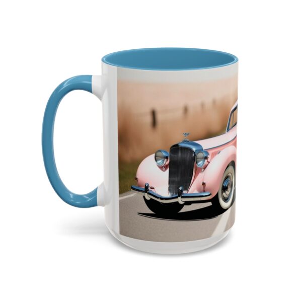 Vintage Pink Car Coffee Mug | Retro Auto Lover Gift, Steampunk Mug, Cute Car Decor, Car Enthusiast Present, Pink Vintage Decor - Image 46