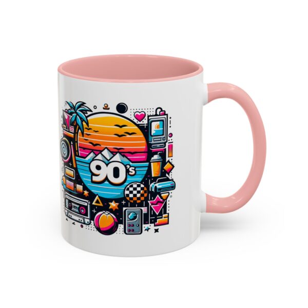 Retro 90's Accent Coffee Mug | Vintage Style, Perfect Gift for Nostalgia Lovers, Ideal for Home & Office, Daily Use - Image 13