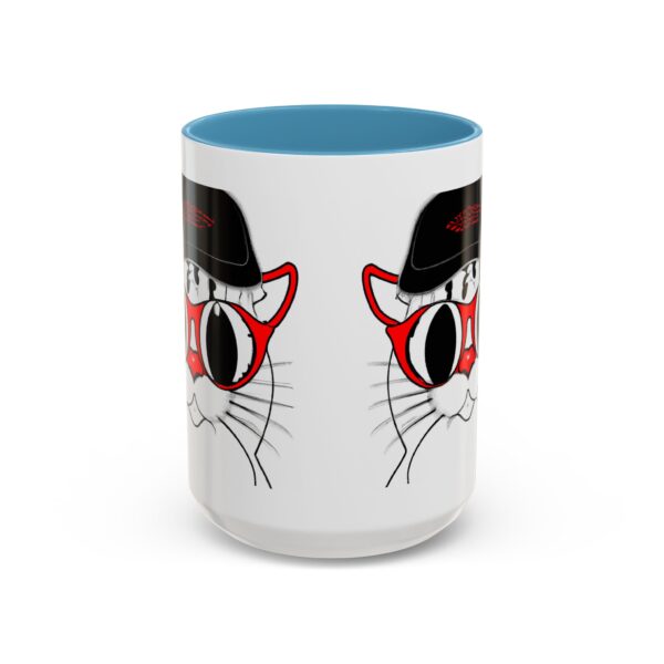 Cool Cat Accent Coffee Mug, Fun Cat Lover Gift, Unique Cat Art Mug, Coffee Lover Gift, Pet Owner Accessory, Quirky Home Decor - Image 44