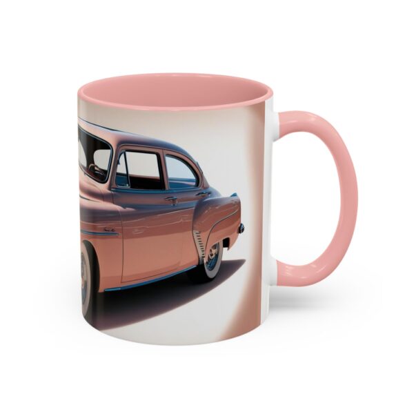 Vintage Car Accent Coffee Mug, Retro Automobile Gift, Classic Car Lover Mug, Unique Office Mug, 15oz Drinking Cup - Image 10