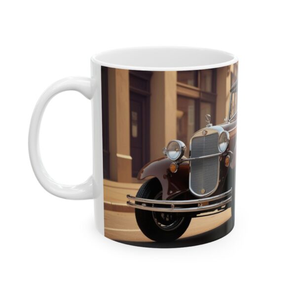 Vintage Car Ceramic Mug | Car Lover Gift, Coffee Cup, Nostalgic Mug, Unique Kitchen Decor, Retro Car Lover Present - Image 4