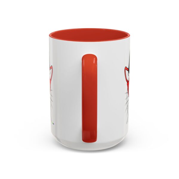 Cool Cat Accent Coffee Mug, Fun Cat Lover Gift, Unique Cat Art Mug, Coffee Lover Gift, Pet Owner Accessory, Quirky Home Decor - Image 38