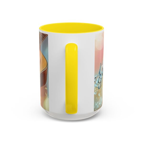 Musical Guitar Accent Coffee Mug - Perfect Gift for Music Lovers, Art Decor, Coffee Fans, Birthday Gift, Home & Kitchen - Image 58