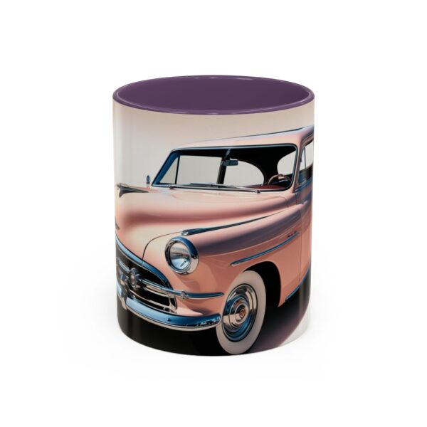Vintage Car Accent Coffee Mug, Retro Automobile Gift, Classic Car Lover Mug, Unique Office Mug, 15oz Drinking Cup - Image 45