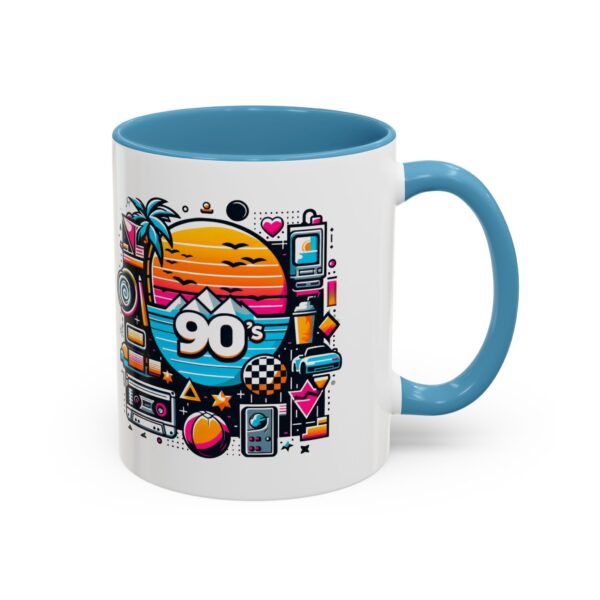 Retro 90's Accent Coffee Mug | Vintage Style, Perfect Gift for Nostalgia Lovers, Ideal for Home & Office, Daily Use - Image 43