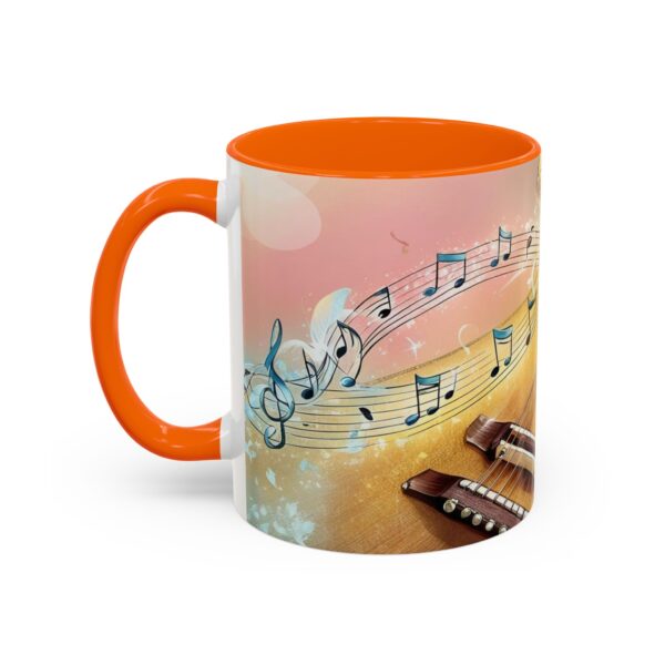 Musical Guitar Accent Coffee Mug - Perfect Gift for Music Lovers, Art Decor, Coffee Fans, Birthday Gift, Home & Kitchen - Image 34