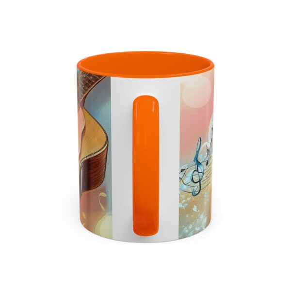Musical Guitar Accent Coffee Mug - Perfect Gift for Music Lovers, Art Decor, Coffee Fans, Birthday Gift, Home & Kitchen - Image 35