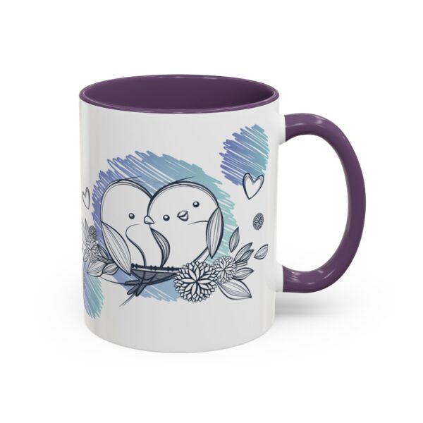 Whimsical Birds Coffee Mug, Cute Couples Gift, Love Mug for Her, Floral Tea Cup, Cozy Home Decor - Image 49