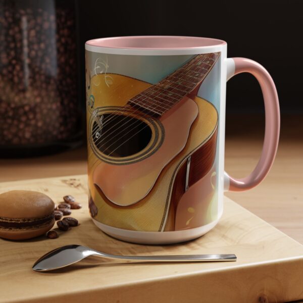 Musical Guitar Accent Coffee Mug - Perfect Gift for Music Lovers, Art Decor, Coffee Fans, Birthday Gift, Home & Kitchen - Image 18