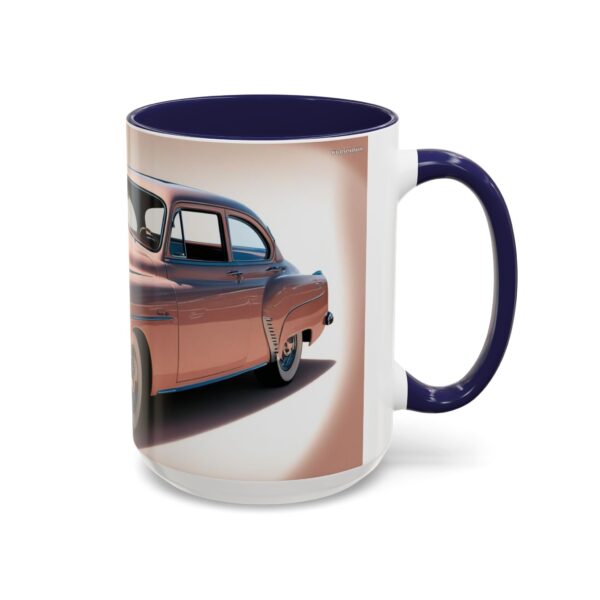 Vintage Car Accent Coffee Mug, Retro Automobile Gift, Classic Car Lover Mug, Unique Office Mug, 15oz Drinking Cup - Image 22