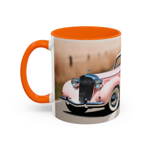 Vintage Pink Car Coffee Mug | Retro Auto Lover Gift, Steampunk Mug, Cute Car Decor, Car Enthusiast Present, Pink Vintage Decor - Image 50