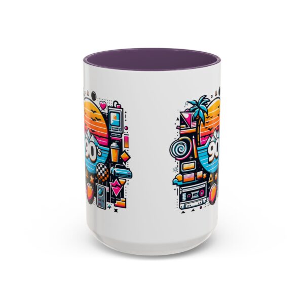 Retro 90's Accent Coffee Mug | Vintage Style, Perfect Gift for Nostalgia Lovers, Ideal for Home & Office, Daily Use - Image 67
