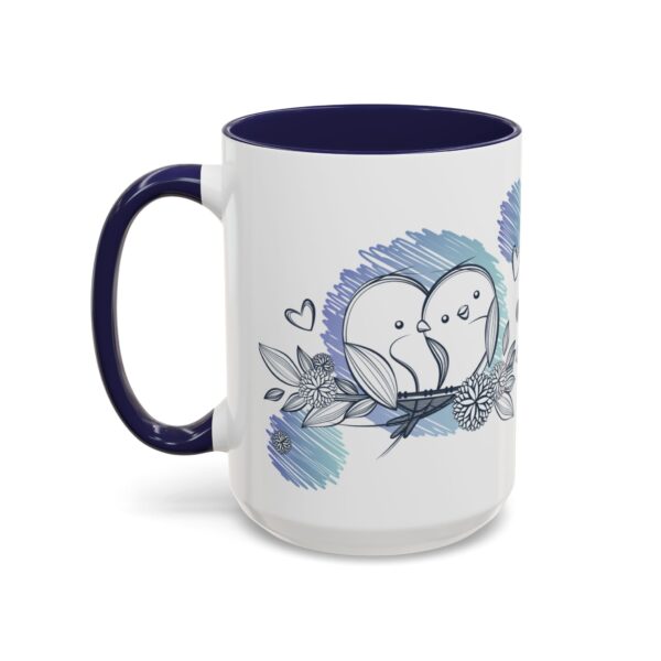 Whimsical Birds Coffee Mug, Cute Couples Gift, Love Mug for Her, Floral Tea Cup, Cozy Home Decor - Image 32