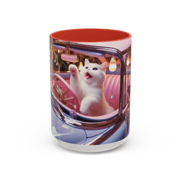 Whimsical Cat Coffee Mug - Fun Cat Lover Gift, Unique Ceramic Cup, Pet-Themed Drinkware, Colorful Cat Design, Cute Animal Mug - Image 32