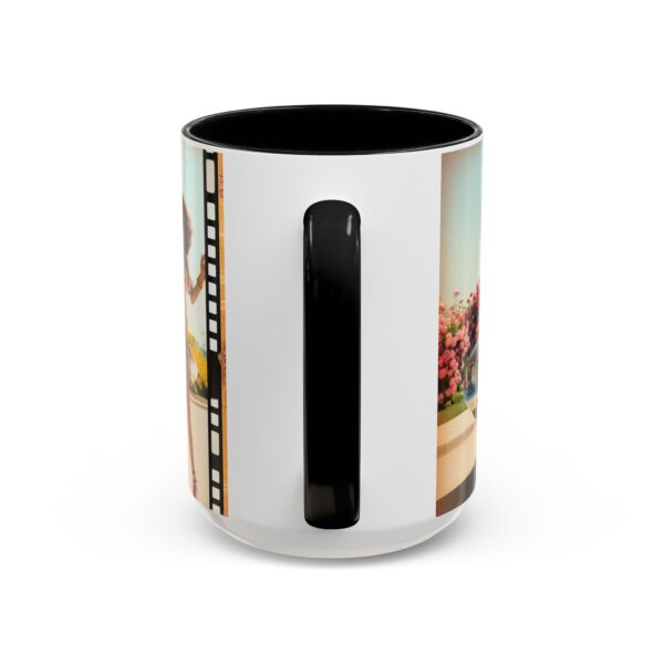 Retro Floral Accent Coffee Mug - Vintage Car Design, Fun Gift for Car Lovers, Floral Mug, Unique Coffee Cup, 11oz & 15oz - Image 23