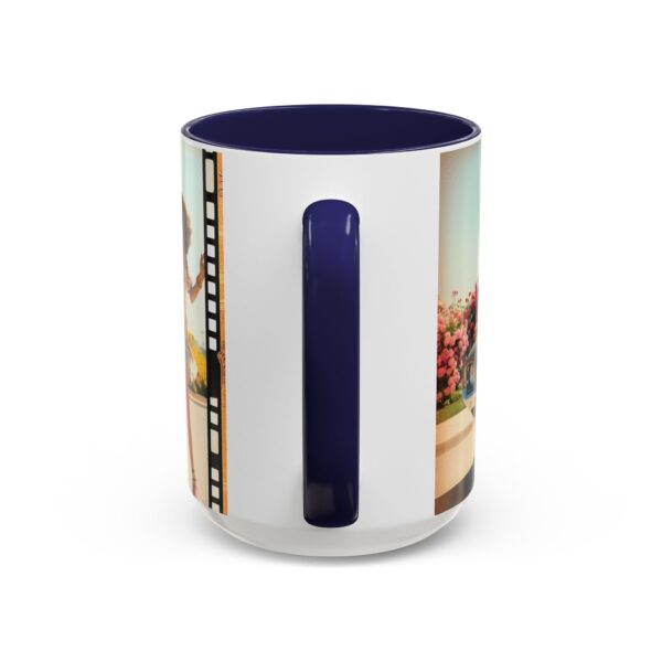 Retro Floral Accent Coffee Mug - Vintage Car Design, Fun Gift for Car Lovers, Floral Mug, Unique Coffee Cup, 11oz & 15oz - Image 27