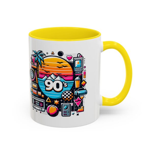 Retro 90's Accent Coffee Mug | Vintage Style, Perfect Gift for Nostalgia Lovers, Ideal for Home & Office, Daily Use - Image 60