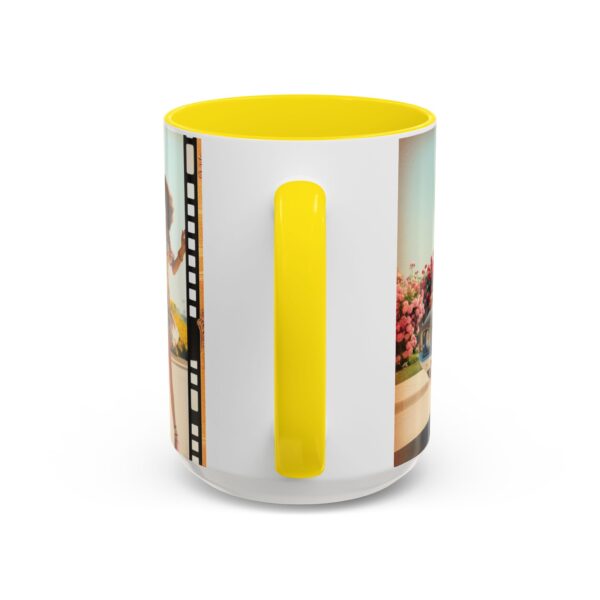 Retro Floral Accent Coffee Mug - Vintage Car Design, Fun Gift for Car Lovers, Floral Mug, Unique Coffee Cup, 11oz & 15oz - Image 72