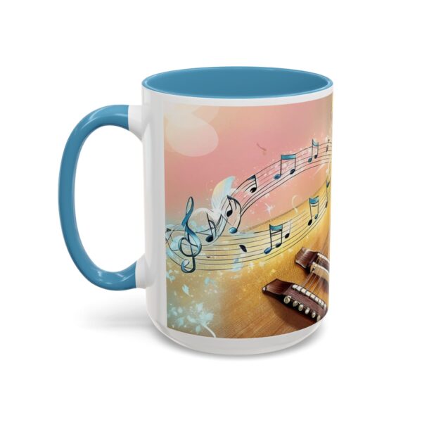 Musical Guitar Accent Coffee Mug - Perfect Gift for Music Lovers, Art Decor, Coffee Fans, Birthday Gift, Home & Kitchen - Image 30