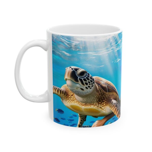 Ocean Paradise Ceramic Mug, Beach Lover Gift, Nature Lover Mug, Swimming Enthusiast Cup, Summer Vibes Drinkware - Image 4